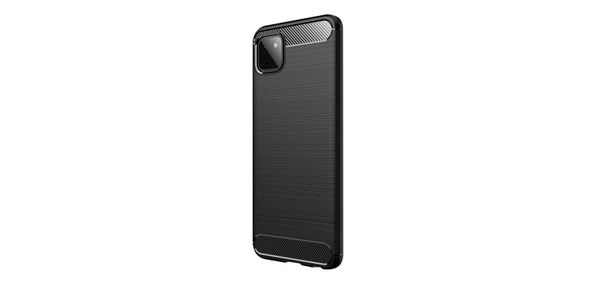 DLH Coque silicone noire pour Samsung Galaxy A22 5G (SM-A226)