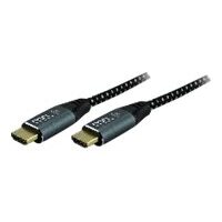 MCL MC2A99A0MC3892Z câble HDMI 2 m HDMI Type A (Standard) Gris, Noir