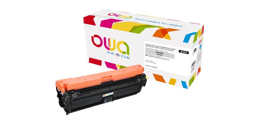 Toner remanufacturé OWA - standard - Noir - pour HP CE340A