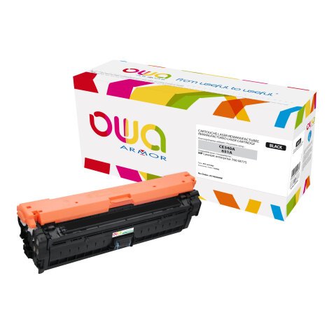 Toner remanufacturé OWA - standard - Noir - pour HP CE340A