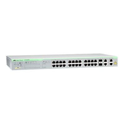 Allied Telesis AT-FS750/28PS-50 Géré Fast Ethernet (10/100) Connexion Ethernet, supportant l'alimentation via ce port (PoE) 1U Gris