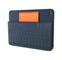 Logitech 920-009657 clavier pour tablette AZERTY Français Smart Connector Bleu