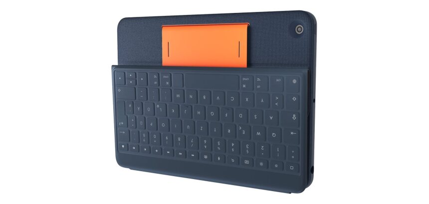 Logitech 920-009657 clavier pour tablette AZERTY Français Smart Connector Bleu