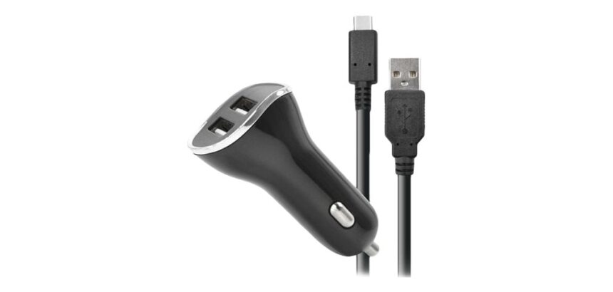 Steelplay JVASWI00025 chargeur d'appareils mobiles Consoles portables Noir, Argent Allume-cigare Auto