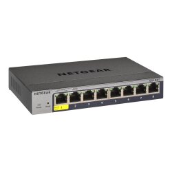 NETGEAR GS108Tv3 Géré L2 Gigabit Ethernet (10/100/1000) Gris
