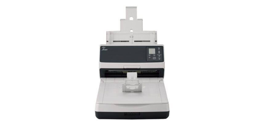 Ricoh fi-8290 Numériseur chargeur automatique de documents (adf) + chargeur manuel 600 x 600 DPI A4 Noir, Gris