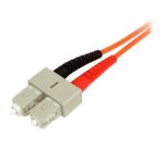 StarTech.com Câble patch à fibre optique duplex 50/125 multimode 1 m LC - SC
