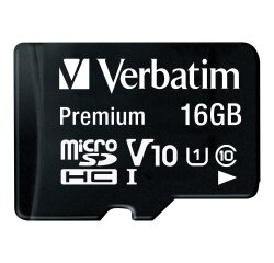 Verbatim - carte mémoire flash - 16 Go - micro SDHC