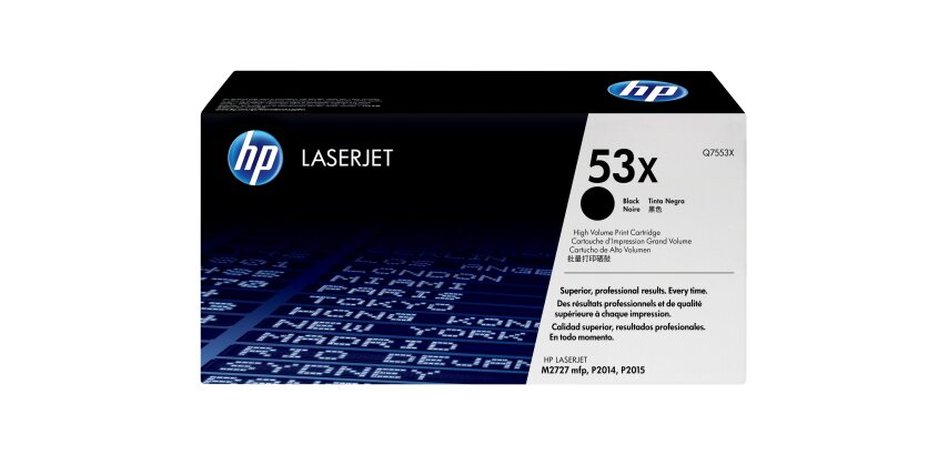 HP 53X toner LaserJet noir grande capacité authentique