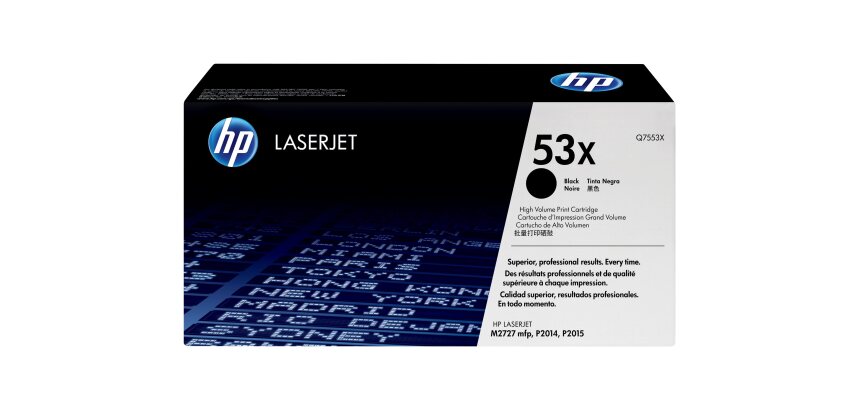 HP 53X toner LaserJet noir grande capacité authentique