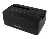 StarTech.com Station d'Accueil pour Disque Dur USB 3.1 à SATA à Baie Unique, Dock pour Disque Dur USB 3.1 (10 Gbps), Station d'Accueil pour HDD/SSD Externe 2.5/3.5" SATA III, Chargement par le Haut