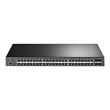 TP-Link Omada SG3452P commutateur réseau Géré L2/L3 Gigabit Ethernet (10/100/1000) Connexion Ethernet, supportant l'alimentation via ce port (PoE) 1U Noir