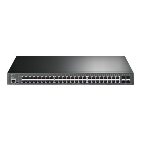 TP-Link Omada SG3452P commutateur réseau Géré L2/L3 Gigabit Ethernet (10/100/1000) Connexion Ethernet, supportant l'alimentation via ce port (PoE) 1U Noir
