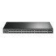 TP-Link Omada SG3452P commutateur réseau Géré L2/L3 Gigabit Ethernet (10/100/1000) Connexion Ethernet, supportant l'alimentation via ce port (PoE) 1U Noir