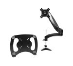 StarTech.com Support de Bureau pour Ordinateur Portable - Bras Articulé PC Portable ou Écran 34"(15kg) - Support VESA - Plateau Ordinateur Portable et Notebook Réglable - Fixation Pince Bureau