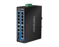 Trendnet TI-G162 commutateur réseau Gigabit Ethernet (10/100/1000) Noir
