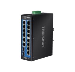 Trendnet TI-G162 commutateur réseau Gigabit Ethernet (10/100/1000) Noir