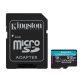 Kingston Technology Canvas Go! Plus Carte microSDXC Canvas Go Plus 170R A2 U3 V30 de 512 Go + ADP