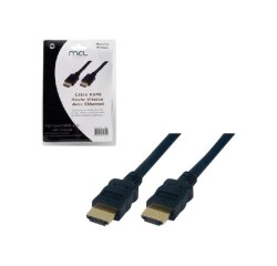 MCL 3m HDMI-Ethernet câble HDMI HDMI Type A (Standard) Noir