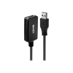Lindy 43155 câble USB USB 3.2 Gen 1 (3.1 Gen 1) 5 m USB A Noir