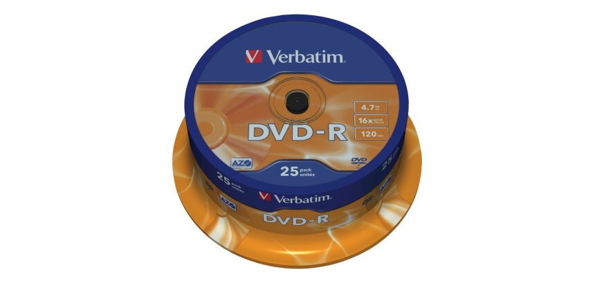 Verbatim - DVD-R x 25 - 4.7 GB - Speichermedium