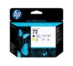 HP printkop 72, 130ml, OEM C9384A, zwart mat-geel