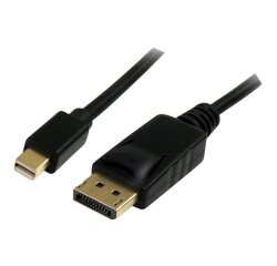 StarTech.com Câble Mini DisplayPort vers DisplayPort 1.2 de 2m - Câble Adaptateur Mini DP vers DisplayPort 4K x 2K UHD - Câble Mini DP vers DP pour Moniteur - Câble de Conversion mDP vers DP