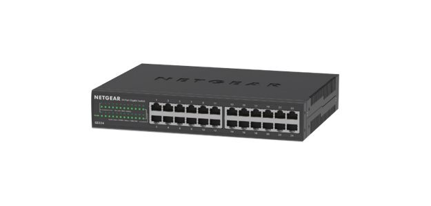 NETGEAR GS324 Non-géré Gigabit Ethernet (10/100/1000) Noir