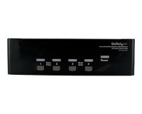 StarTech.com Commutateur KVM USB et double écran DVI / VGA à 4 ports avec audio et hub USB 2.0