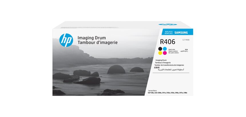 Samsung CLT-R406 - black, yellow, cyan, magenta - original - printer imaging unit