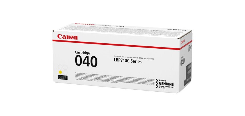 Canon 040 - yellow - original - toner cartridge