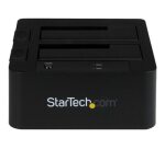 StarTech.com Station d'accueil USB 3.0 / eSATA pour 2 disques durs SATA III de 2,5 / 3,5 - Dock HDD / SSD avec UASP