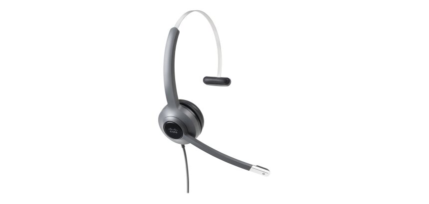 Cisco 521 Casque Avec fil Arceau Bureau/Centre d'appels Noir, Gris