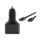 DLH CHARGEUR VOITURE ALLUME CIGARE USB-C 90W POWER DELIVERY POUR ORDINATEUR PORTABLE + USB-A 18W QC 3.0