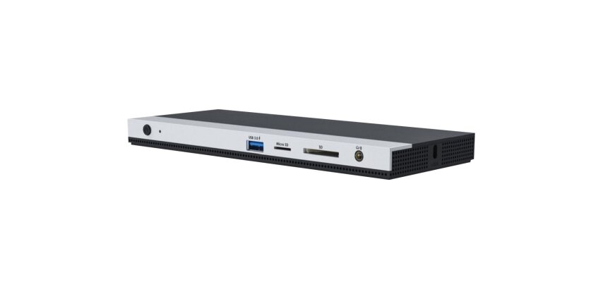 DLH Station d'accueil USB-C 4K triple affichage avec Power Delivery 100W - 2x DisplayPort / 1x HDMI