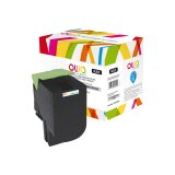 Toner remanufacturé OWA - standard - Noir - pour LEXMARK 80C2SK0, 80C2SKE