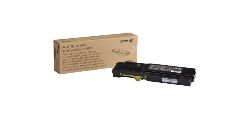 Xerox Phaser 6600 - High Capacity - yellow - original - toner cartridge
