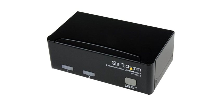 StarTech.com Commutateur KVM 2 Ports VGA USB - Switch KVM - 1920 x 1440