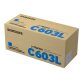 Samsung CLT-C603L - hoog rendement - cyaan - origineel - tonercartridge (SU080A)