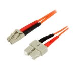 StarTech.com Câble patch à fibre optique duplex 62,5/125 multimode 2 m LC - SC