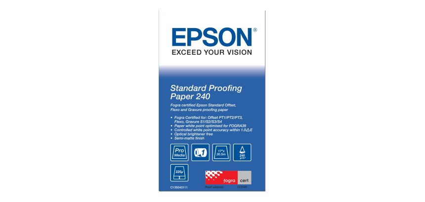 Epson Pap Proofing Standard FOGRA 240g 17" x 30.5m