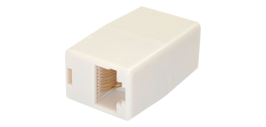 StarTech.com Coupleur RJ45 Cat5e modulaire en ligne - Adaptateur RJ45 vers RJ45 - F/F - Paquet de 10 - Beige