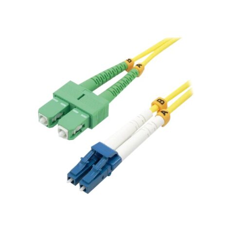 MCL 2m SCAPC/LC OS2 câble InfiniBand et à fibres optiques SC Multicolore, Jaune