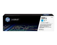 HP 201X - hoog rendement - cyaan - origineel - LaserJet - tonercartridge (CF401X)
