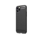 DLH Coque silicone noire pour Apple iPhone 12 et iPhone 12 Pro