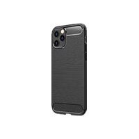 DLH COQUE SILICONE NOIRE POUR APPLE IPHONE 12 ET IPHONE 12 PRO