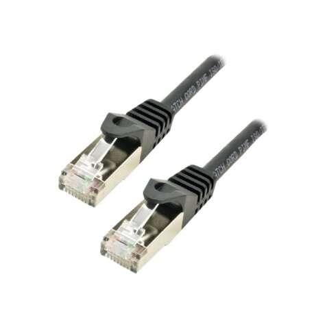 MCL FCC7BMSHF-3M/N câble de réseau Noir Cat7 S/FTP (S-STP)