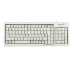 CHERRY XS G84-5200 clavier Bureau USB + PS/2 AZERTY Français Gris