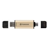 Transcend JetFlash 930C lecteur USB flash 512 Go USB Type-A / USB Type-C 3.2 Gen 1 (3.1 Gen 1) Or