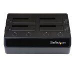 StarTech.com Station d'accueil USB 3.0 pour 4 disques durs SATA III 2,5"/3,5" 6Gb/s - Dock HDD / SSD avec UASP et ventilateurs